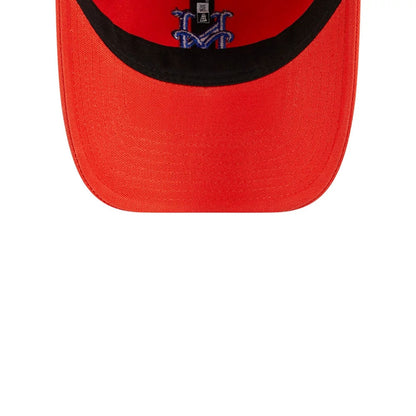 Pictured is this MLB Evergreen New York Mets 9TWENTY cap in orange. 7