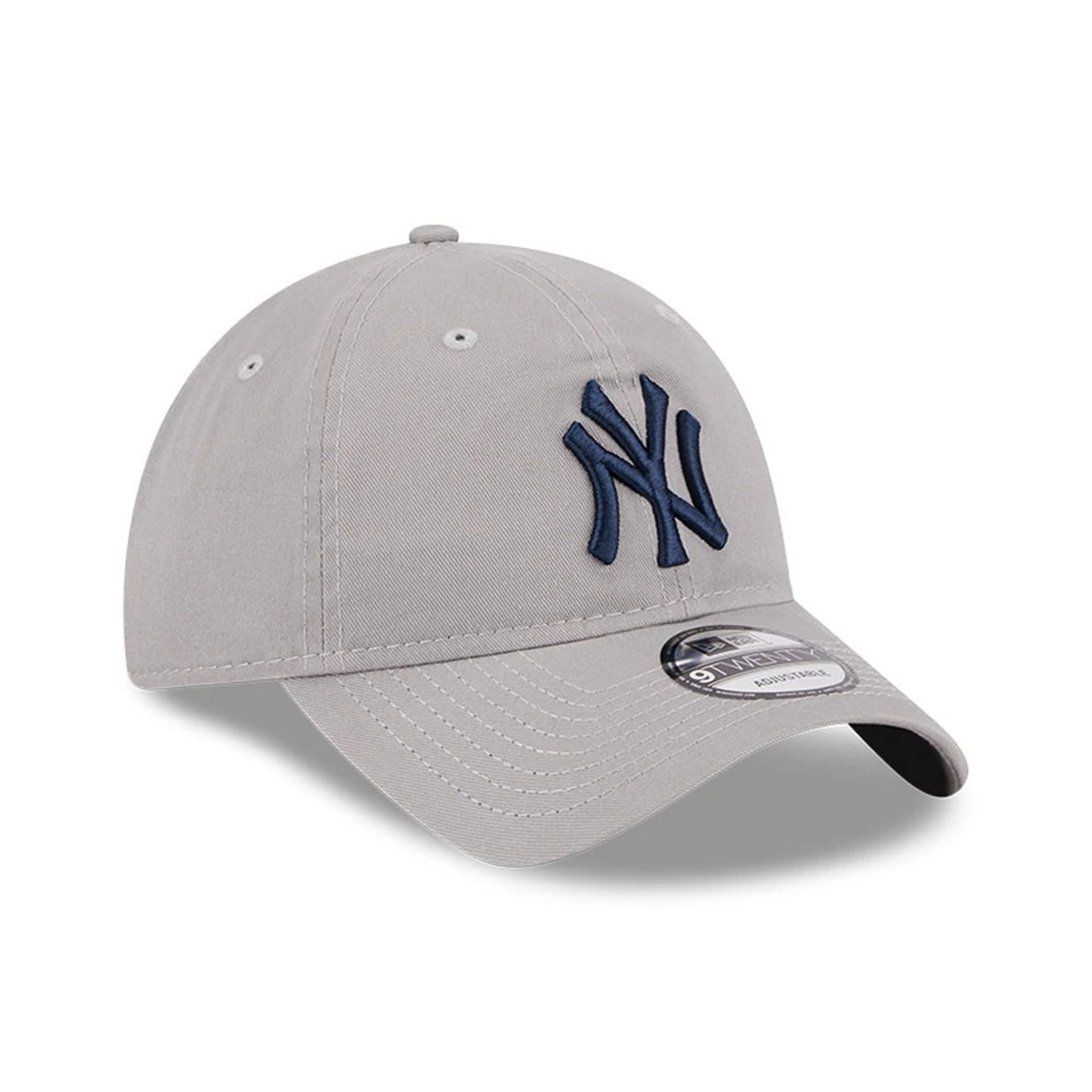 Pictured is this MLB Evergreen New York Yankees 9TWENTY cap in grey. 2