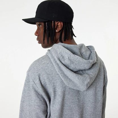 The Male model is wearing New York Yankees MLB Essential Grey Full Zip Hoodie 6