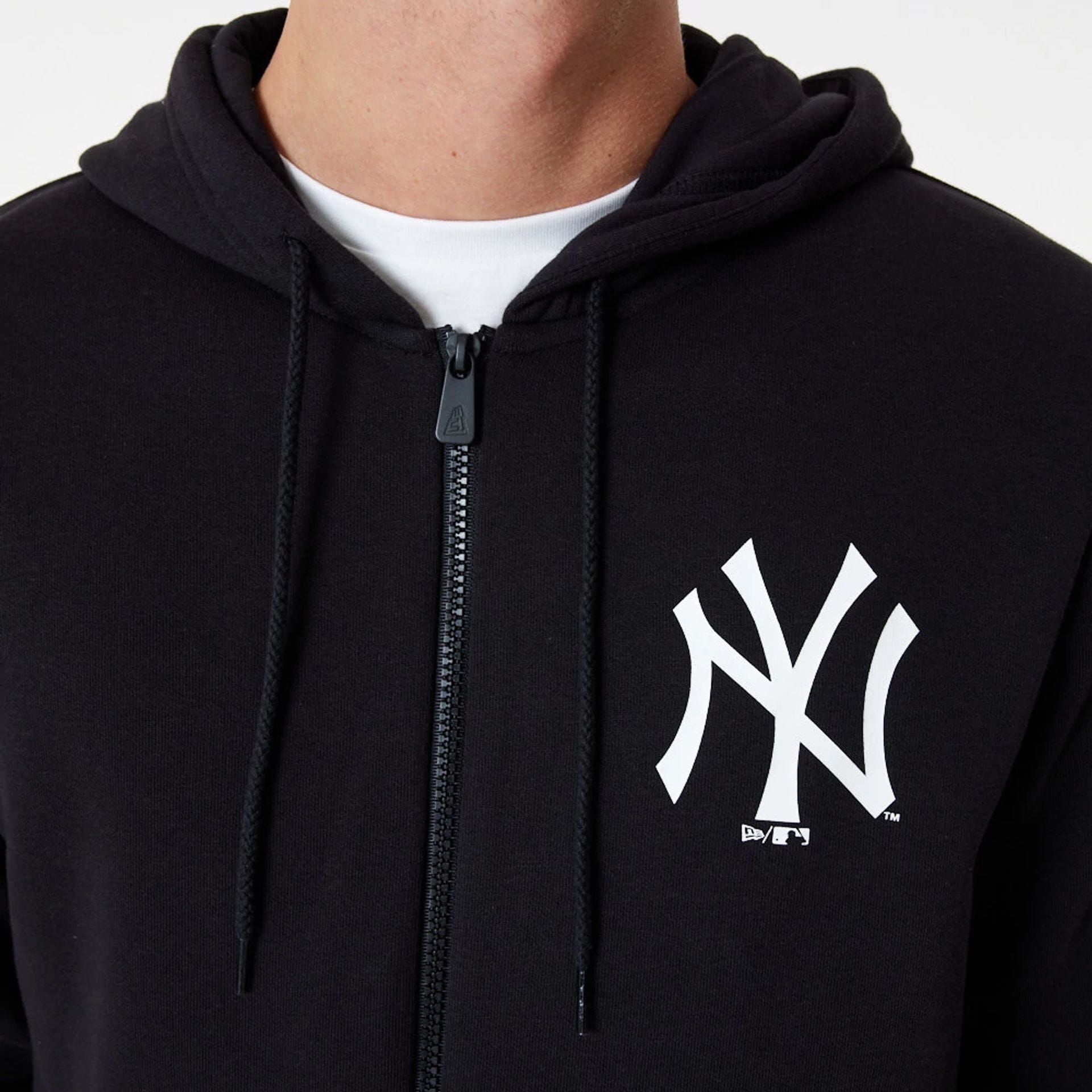 MLB Essential New York Yankees Black Full Zip Hoodie | NEC EU