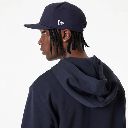 The Male model is wearing New York Yankees MLB Essential Navy Full Zip Hoodie 5