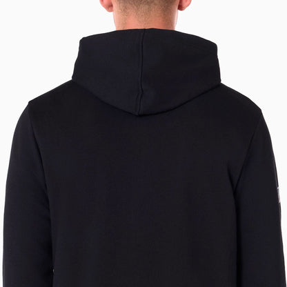 The Male model is wearing NFL Shield Logo NFL Black Pullover Hoodie 6