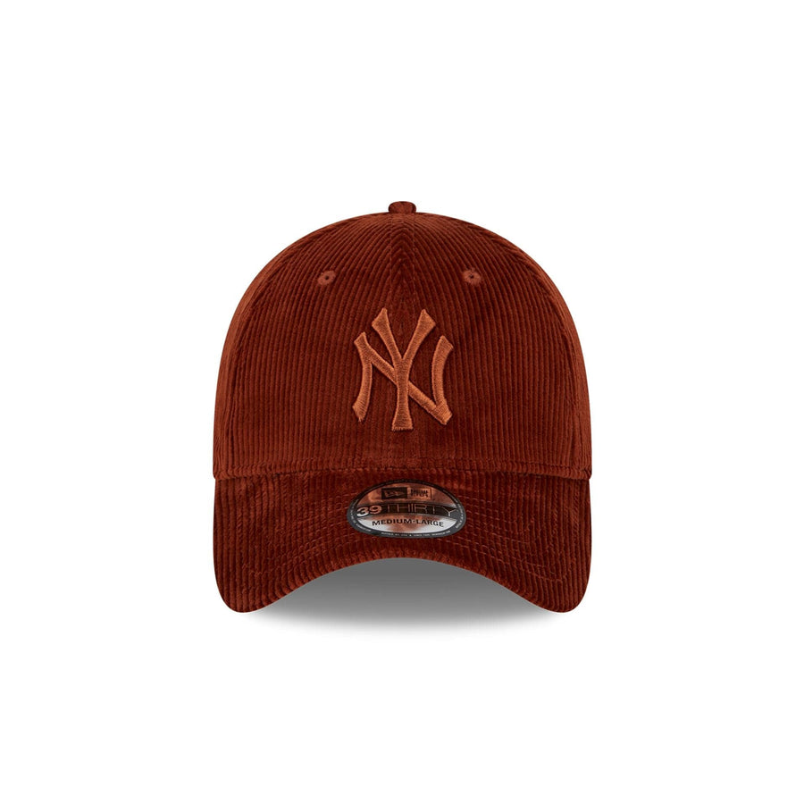 This is a New York Yankees Wide Cord Brown 39THIRTY Stretch Fit Cap 2