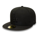 Gorra New Era LA Dodgers MLB Black on Black 59FIFTY Fitted