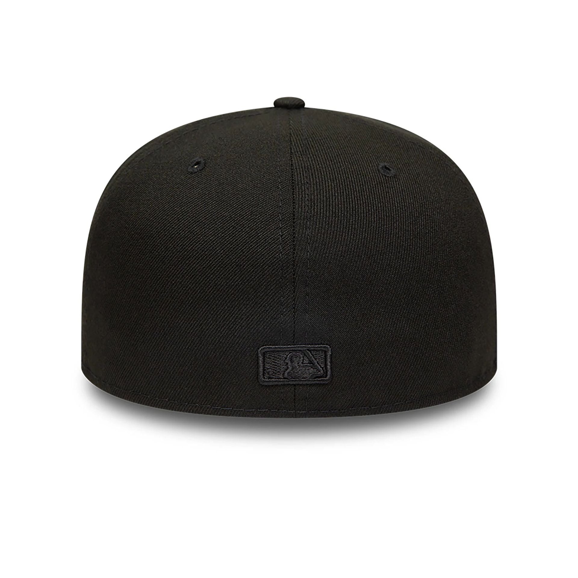 This is a Boston Red Sox MLB Black on Black 59FIFTY Fitted Cap 3