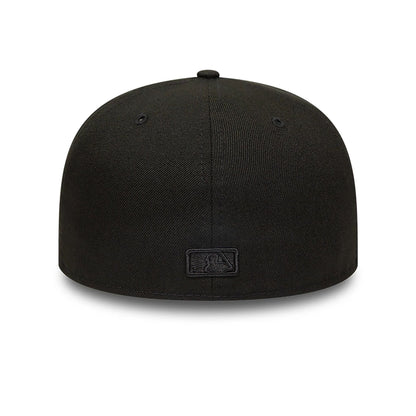 This is a Boston Red Sox MLB Black on Black 59FIFTY Fitted Cap 3