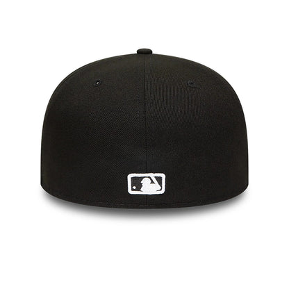 This is a Oakland Athletics MLB Black and White 59FIFTY Fitted Cap 3