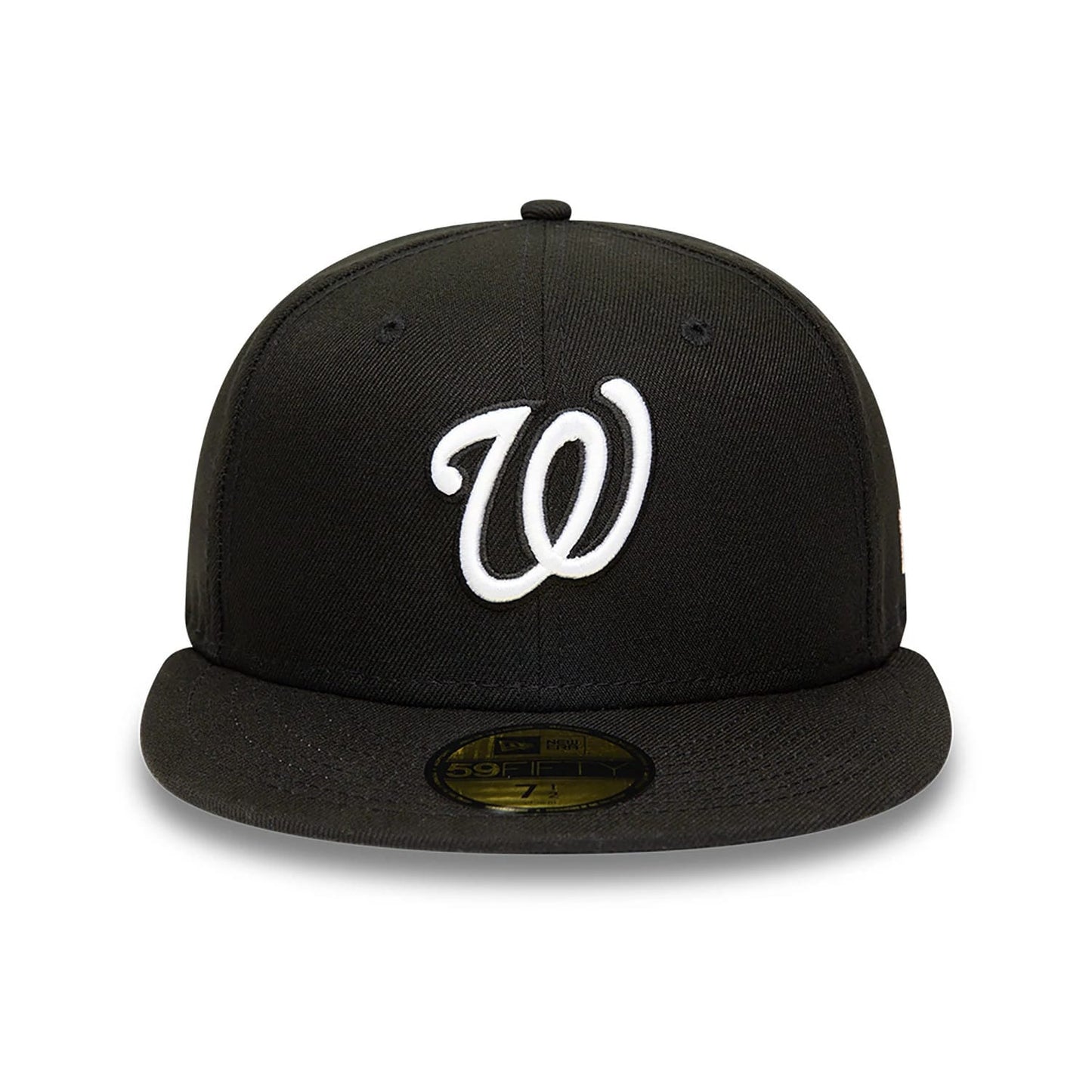 This is a Washington Nationals MLB Black and White 59FIFTY Fitted Cap 5
