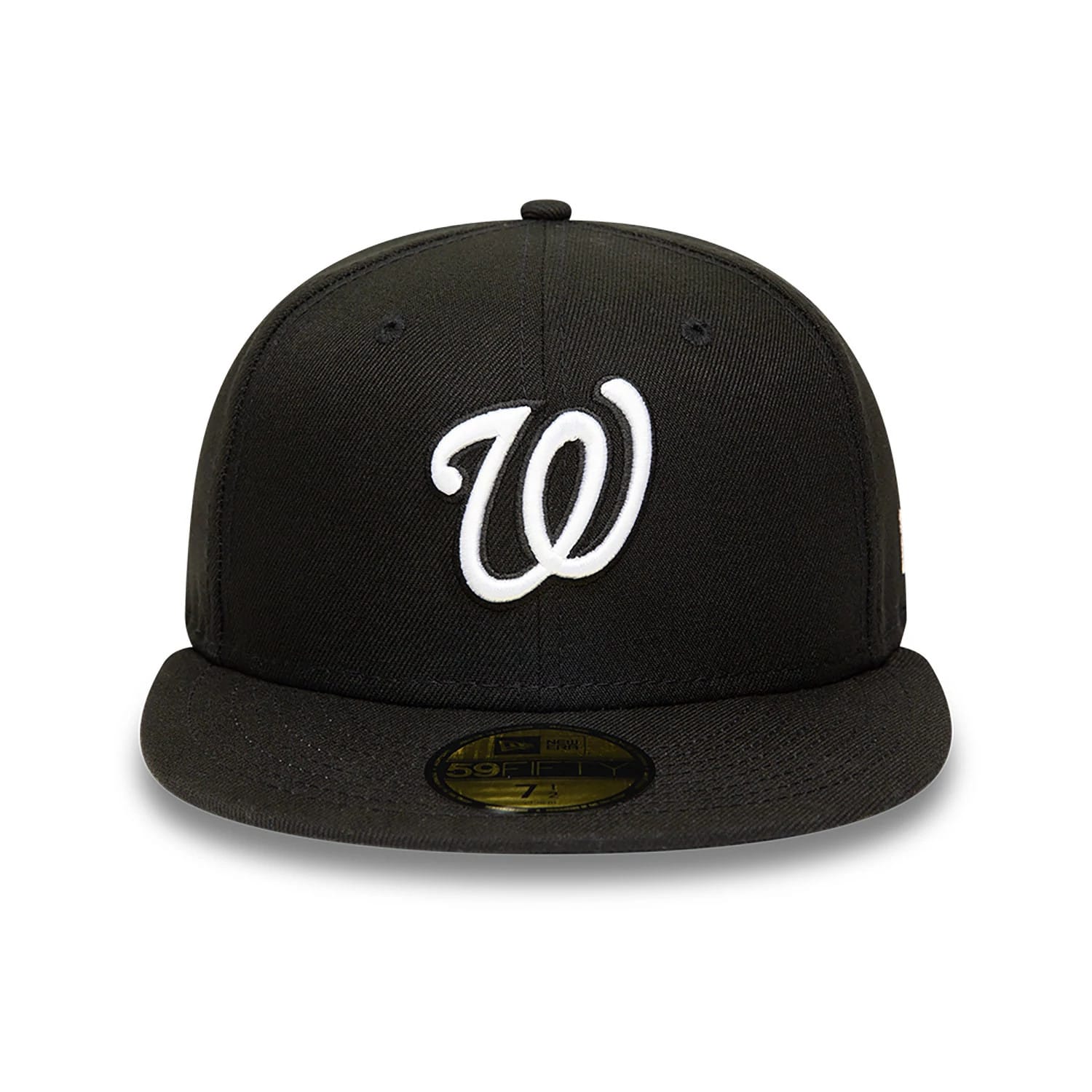 This is a Washington Nationals MLB Black and White 59FIFTY Fitted Cap 5