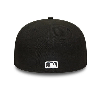 This is a Washington Nationals MLB Black and White 59FIFTY Fitted Cap 3