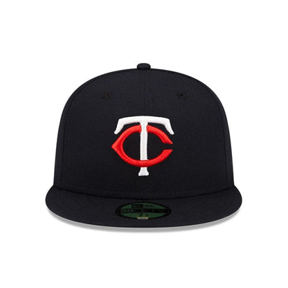 This is a Minnesota Twins MLB Authentic On Field Navy 59FIFTY Fitted Cap 2