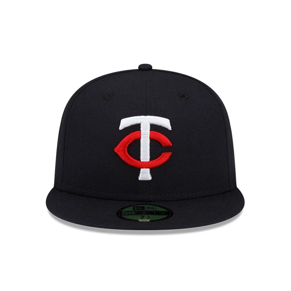 This is a Minnesota Twins MLB Authentic On Field Navy 59FIFTY Fitted Cap 2