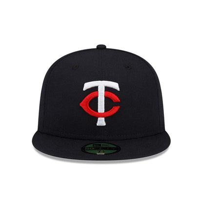 This is a Minnesota Twins MLB Authentic On Field Navy 59FIFTY Fitted Cap 2