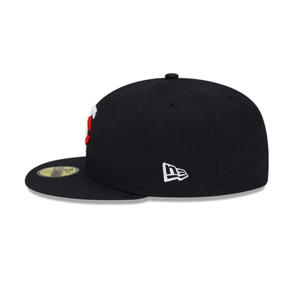 This is a Minnesota Twins MLB Authentic On Field Navy 59FIFTY Fitted Cap 4