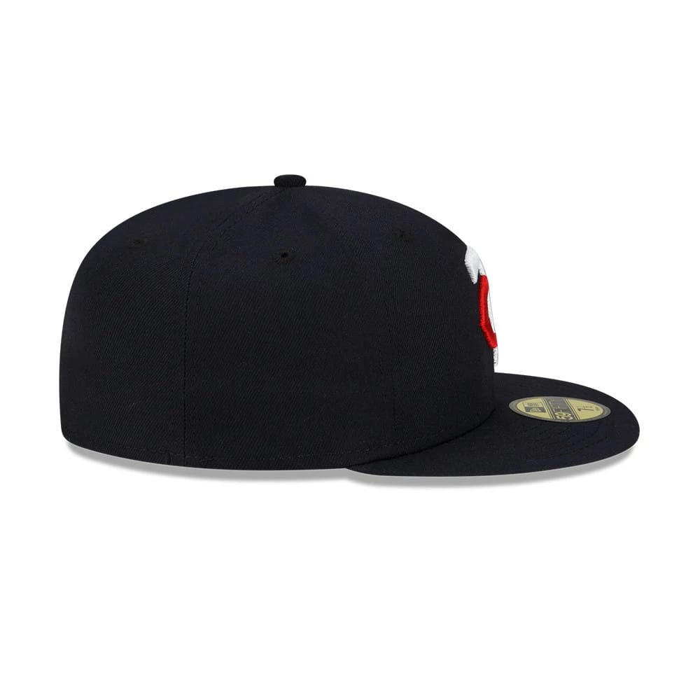 This is a Minnesota Twins MLB Authentic On Field Navy 59FIFTY Fitted Cap 5