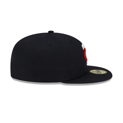 This is a Minnesota Twins MLB Authentic On Field Navy 59FIFTY Fitted Cap 5