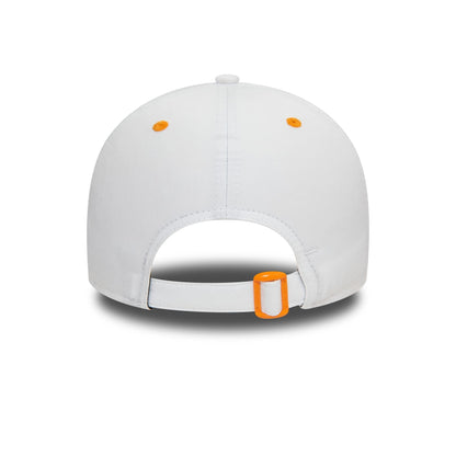 This is a McLaren Automotive Contrast Piping White 9FORTY Adjustable Cap 4