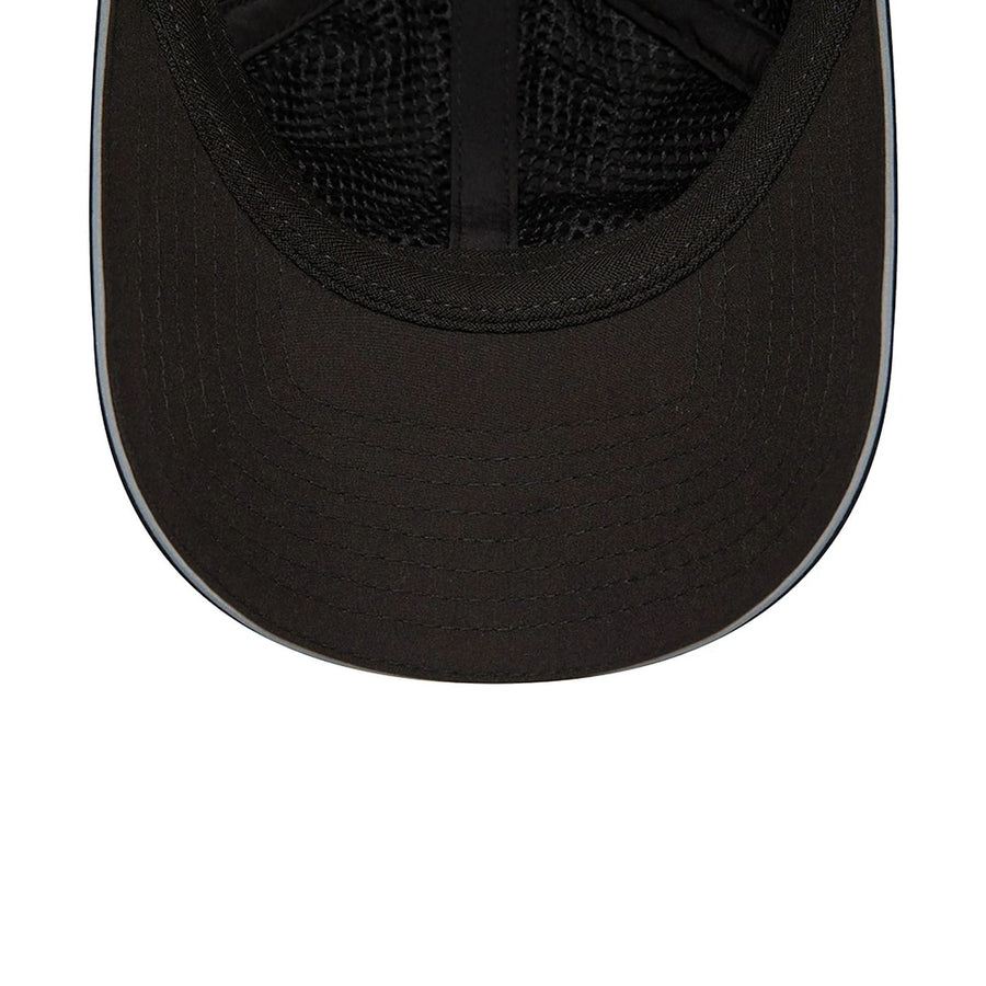 This is a New Era Womens Open Back Black 9FORTY Adjustable Cap 5