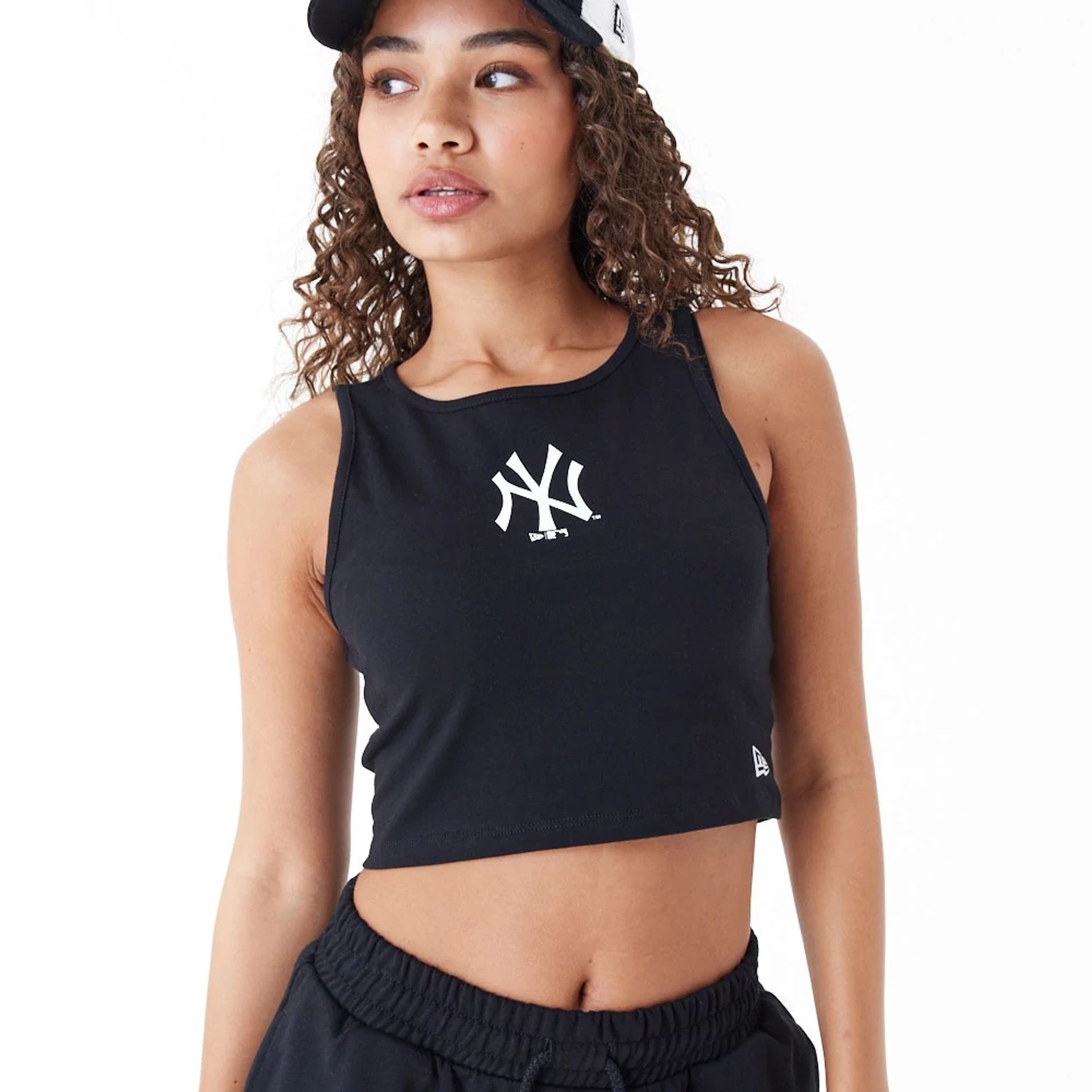 MLB Lifestyle New York Yankees Womens Crop Tank Top D04_73 | NEC EU