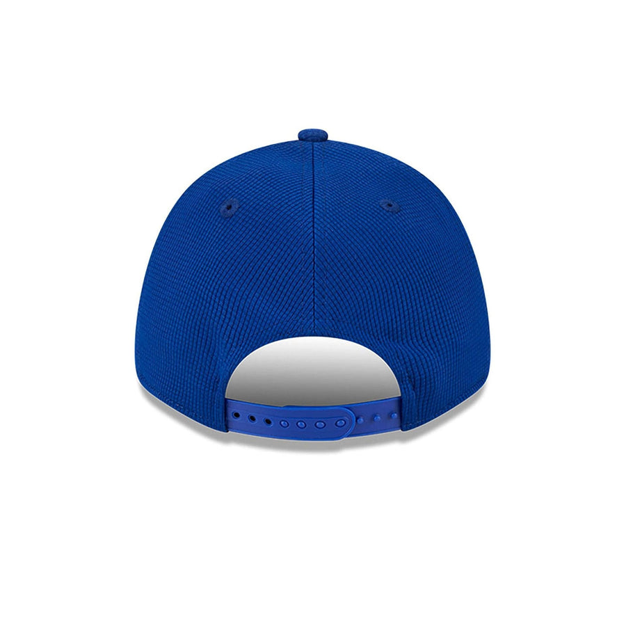 This is a New York Mets MLB Batting Practice Blue 9FORTY Stretch Snap Adjustable Cap 5