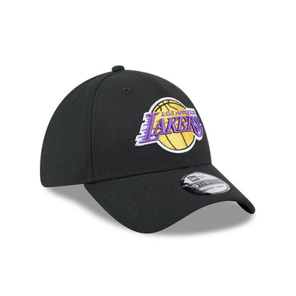 Pictured is this NBA Evergreen LA Lakers 39THIRTY Stretch Fit cap in black. 4