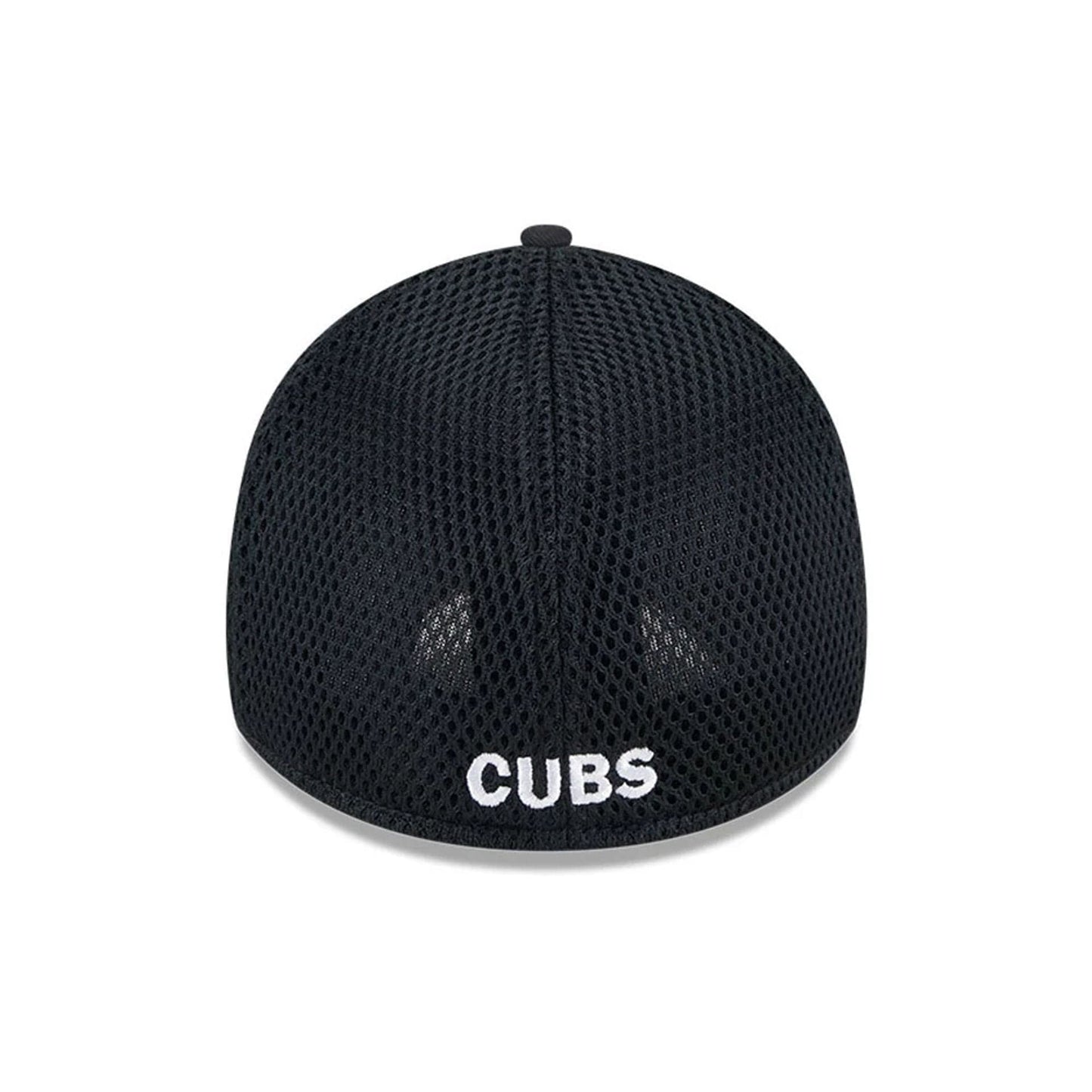 Pictured is this MLB Evergreen Neo Chicago Cubs 39THIRTY Stretch Fit cap in black. 2