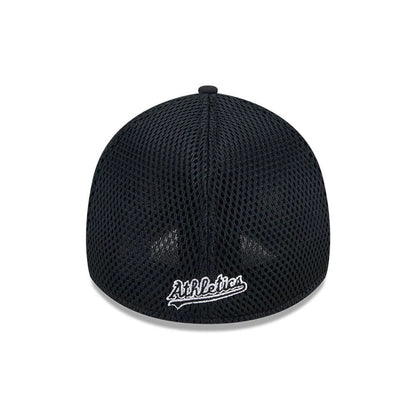 Pictured is this MLB Evergreen Neo Athletics 39THIRTY Stretch Fit cap in black. 2