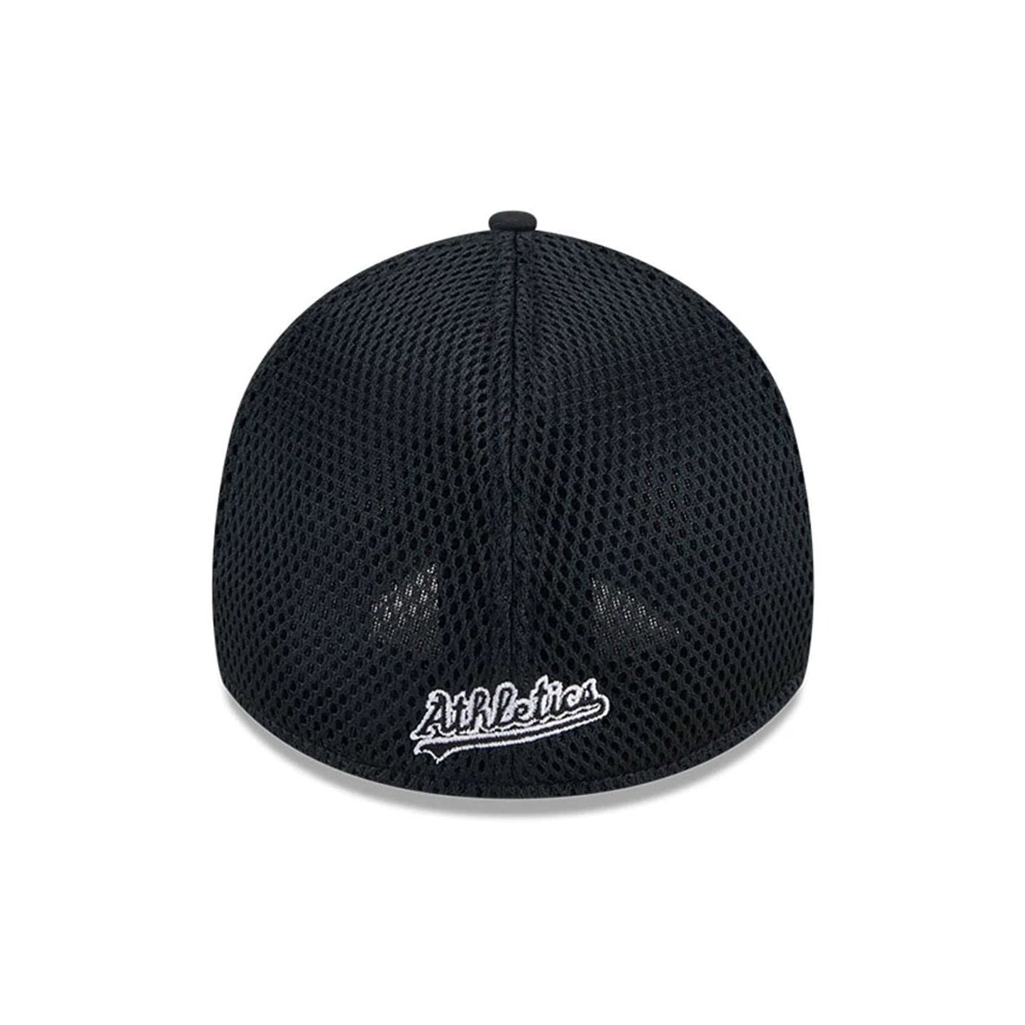 Pictured is this MLB Evergreen Neo Athletics 39THIRTY Stretch Fit cap in black. 2