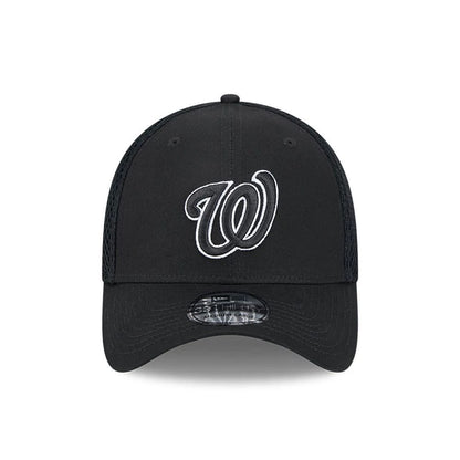 Pictured is this MLB Evergreen Neo Washington Nationals 39THIRTY Stretch Fit cap in black. 3