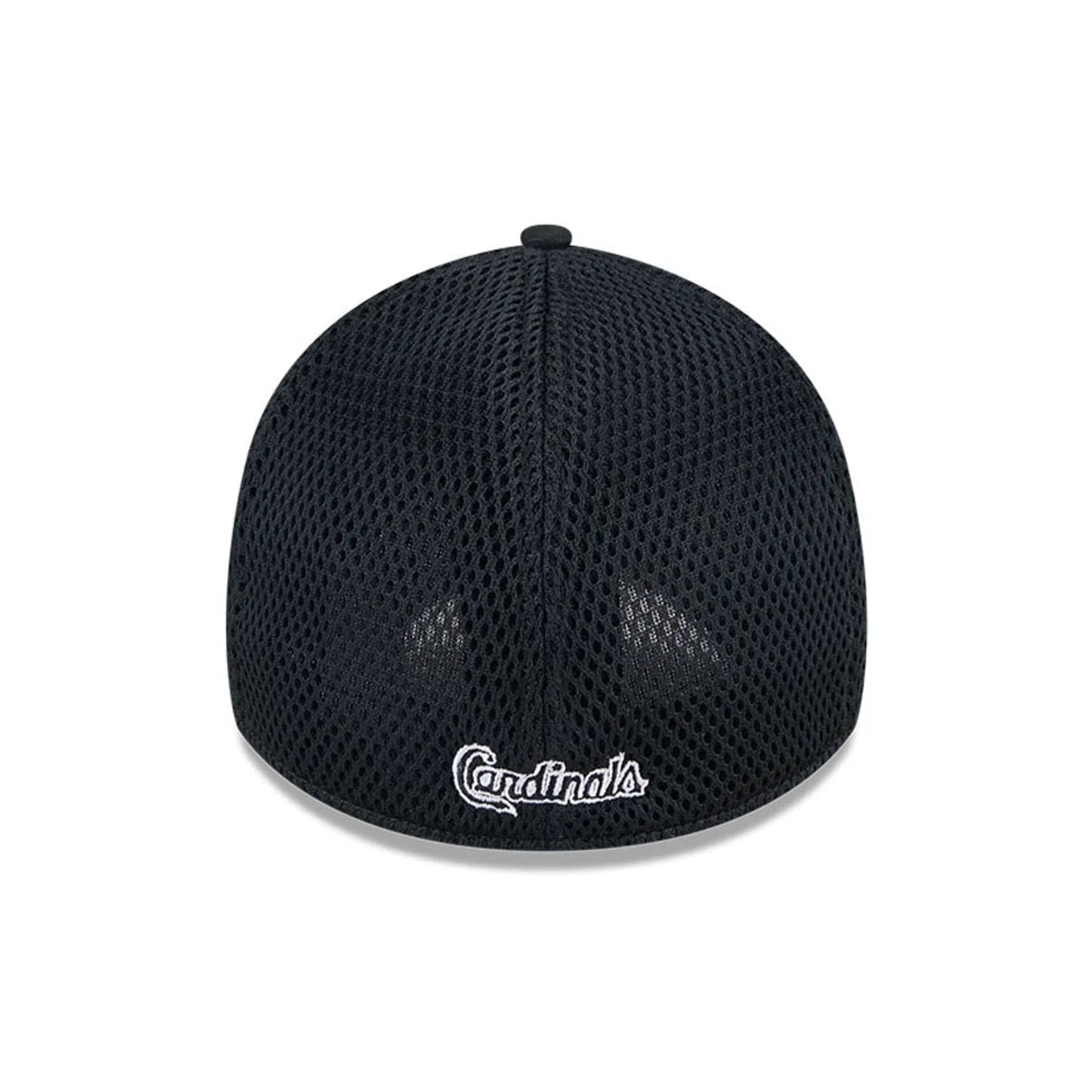 Pictured is this MLB Evergreen Neo St. Louis Cardinals 39THIRTY Stretch Fit cap in black. 2