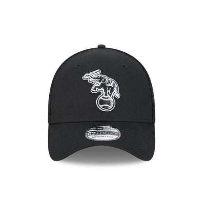 Pictured is this MLB Evergreen Neo Athletics 39THIRTY Stretch Fit cap in black. 2