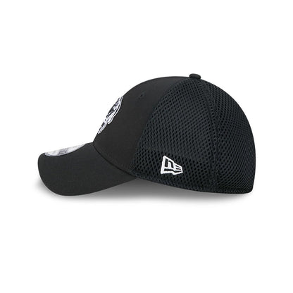 Pictured is this MLB Evergreen Neo Athletics 39THIRTY Stretch Fit cap in black. 5