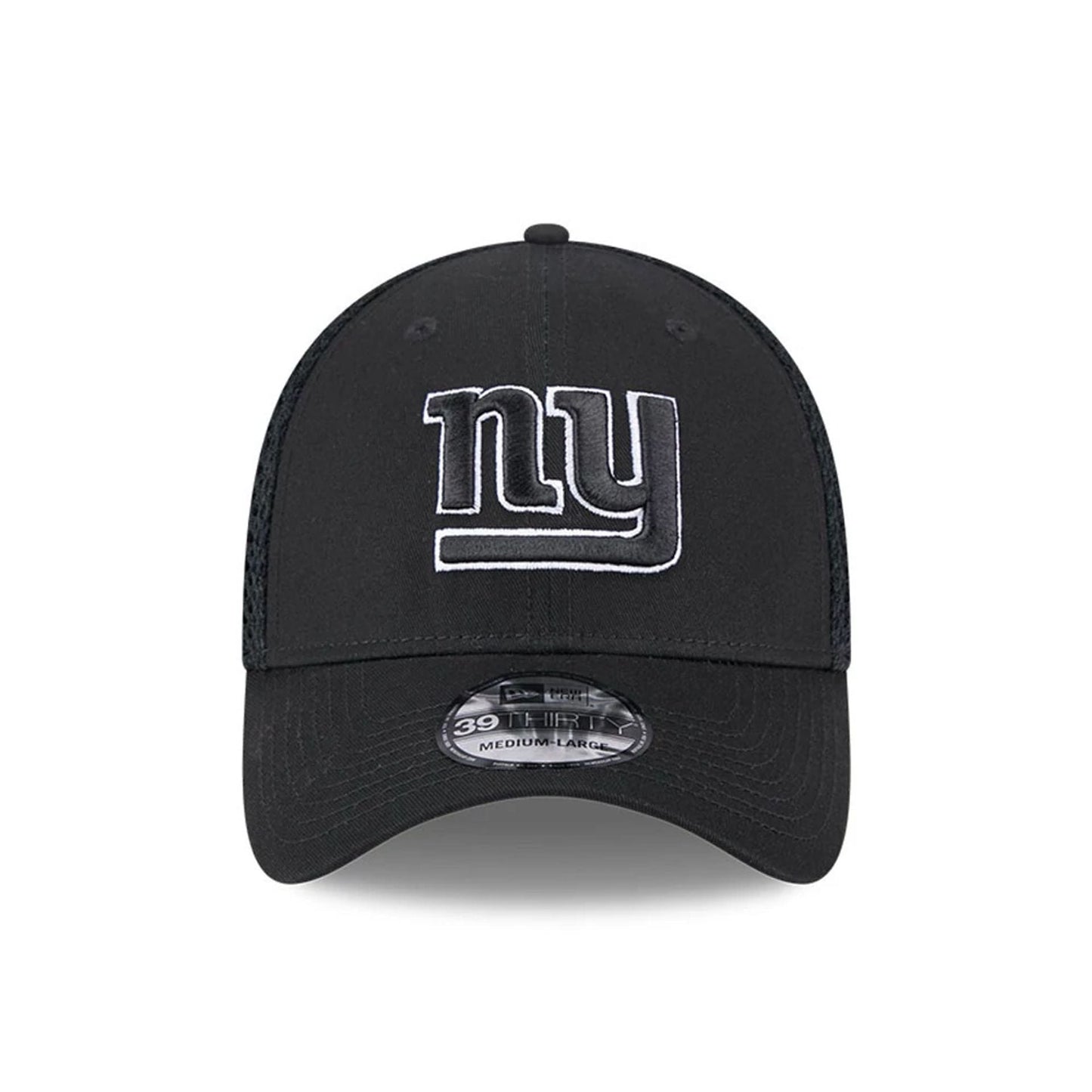 Pictured is this NFL Evergreen Neo New York Giants 39THIRTY Stretch Fit cap in black. 3
