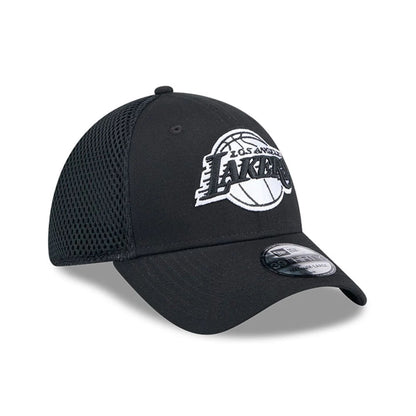 Pictured is this NBA Evergreen Neo LA Lakers 39THIRTY Stretch Fit cap in black. 4