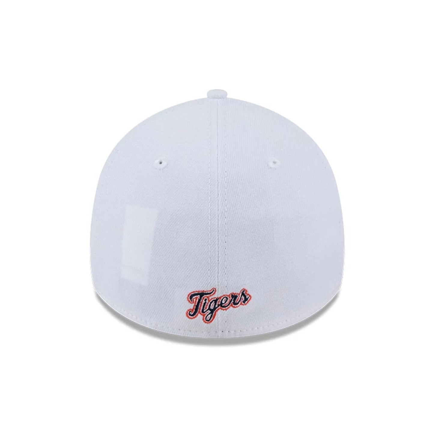Pictured is this MLB Evergreen Detroit Tigers 39THIRTY Stretch Fit cap in white. 4