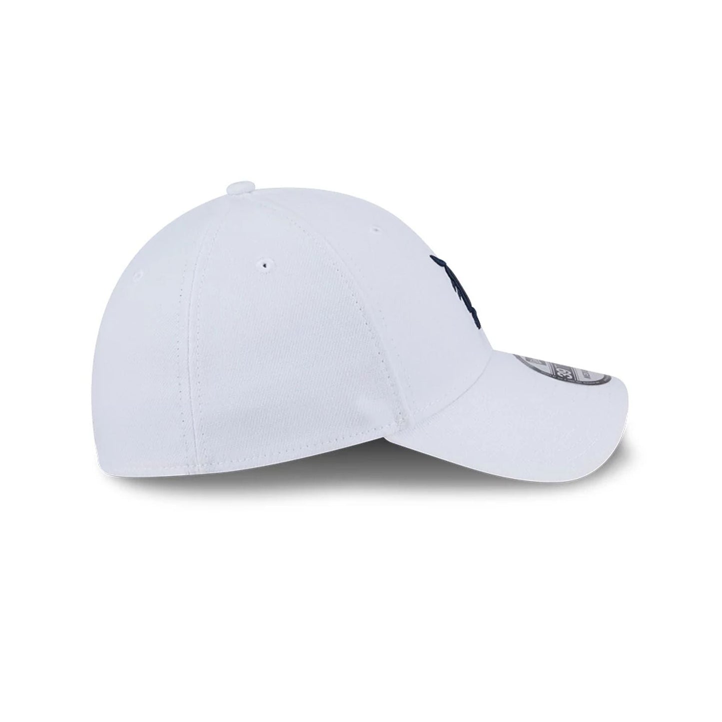 Pictured is this MLB Evergreen Detroit Tigers 39THIRTY Stretch Fit cap in white. 6