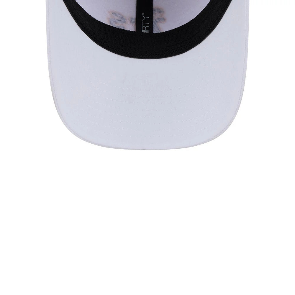 Pictured is this MLB Evergreen Athletics 39THIRTY Stretch Fit cap in white. 7