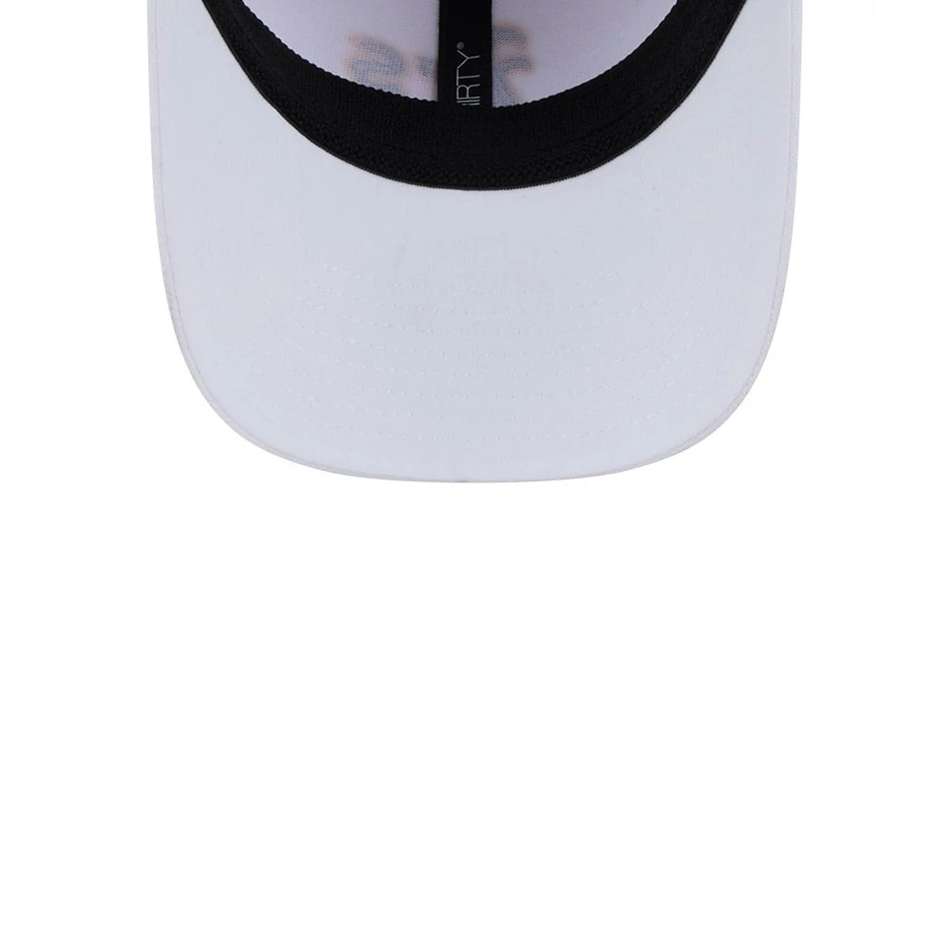 Pictured is this MLB Evergreen Athletics 39THIRTY Stretch Fit cap in white. 7