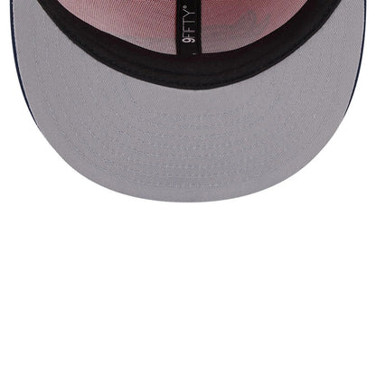 Pictured is this NFL Evergreen Denver Broncos 9FIFTY Snapback cap in orange. 2