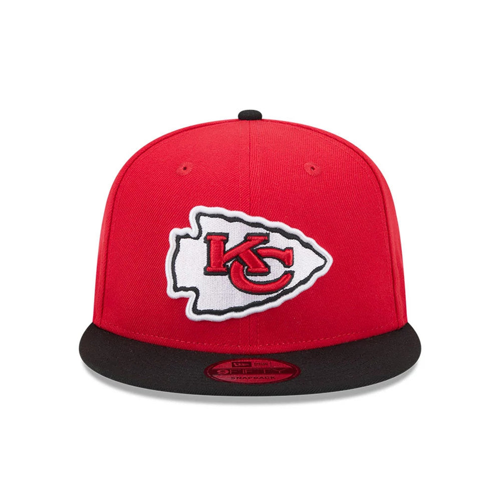 Pictured is this NFL Evergreen Kansas City Chiefs 9FIFTY Snapback cap in red. 3
