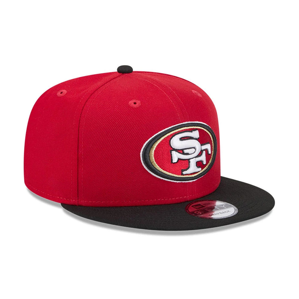 Pictured is this NFL Evergreen San Francisco 49ers 9FIFTY Snapback cap in red. 4