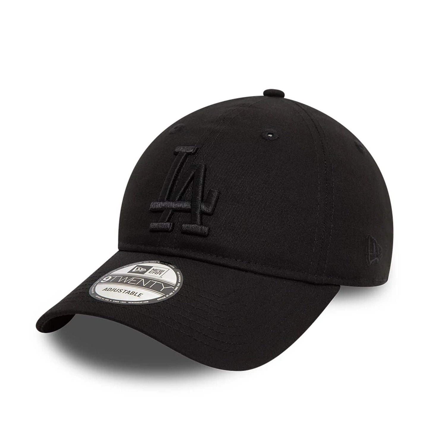 This is a LA Dodgers League Essential Black 9TWENTY Adjustable Cap 1