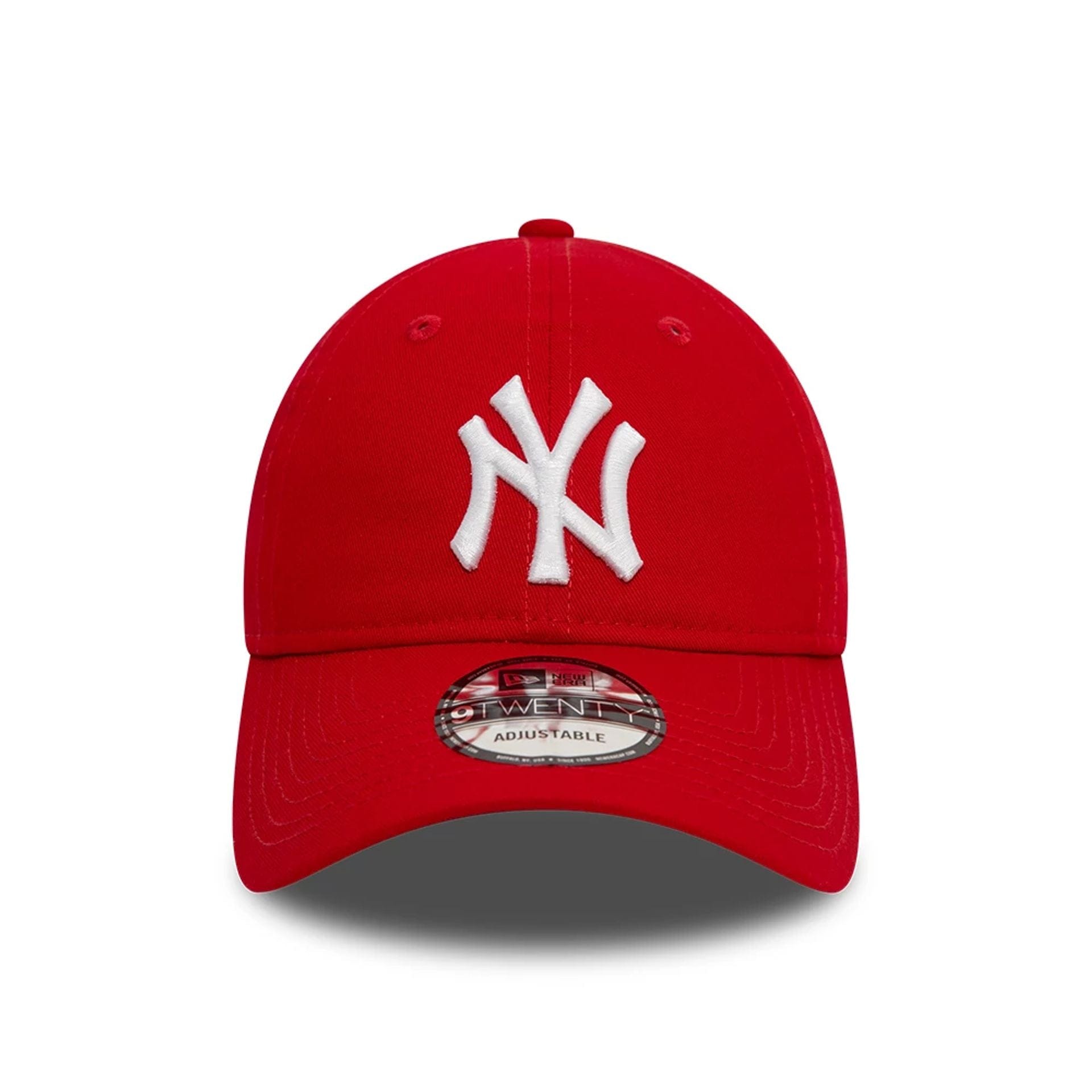 This is a New York Yankees League Essential Red 9TWENTY Adjustable Cap 6