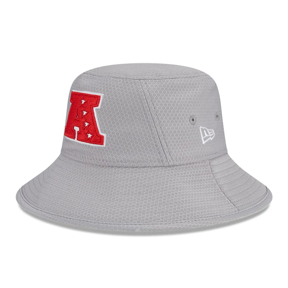 Pictured is this NFL Pro Bowl 2025 AFC Logo Stretch Bucket hat. 1