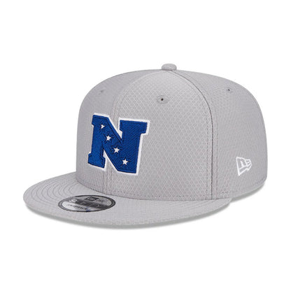 Pictured is this NFL Pro Bowl 2025 NFC Logo 9FIFTY Snapback Adjustable cap in grey. 1