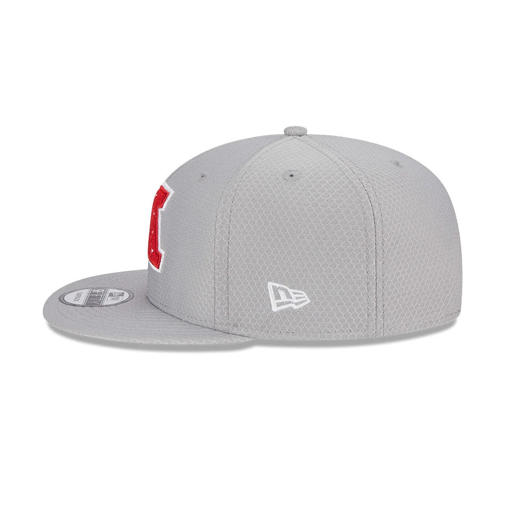Pictured is this NFL Pro Bowl 2025 AFC Logo 9FIFTY Snapback Adjustable cap in grey. 4