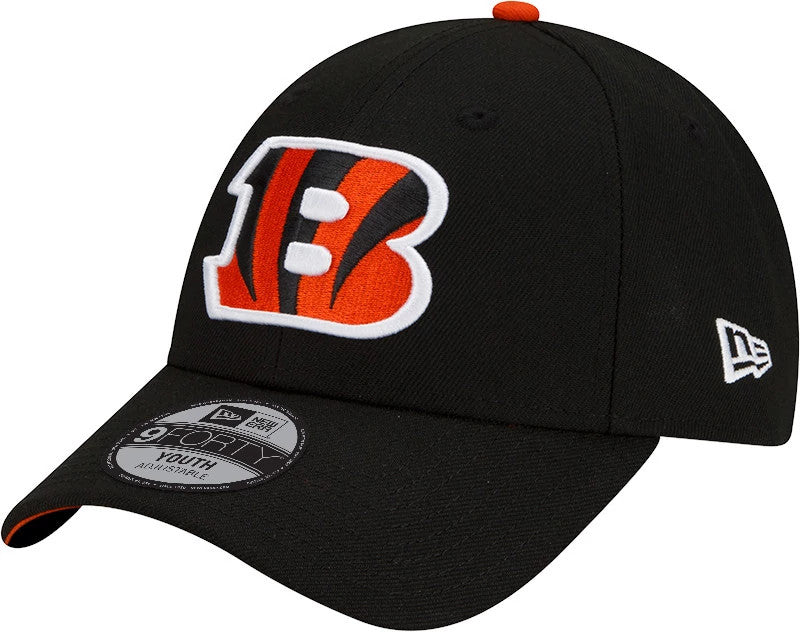 This is a Cincinnati Bengals Youth NFL The League Black 9FORTY Adjustable Cap 1