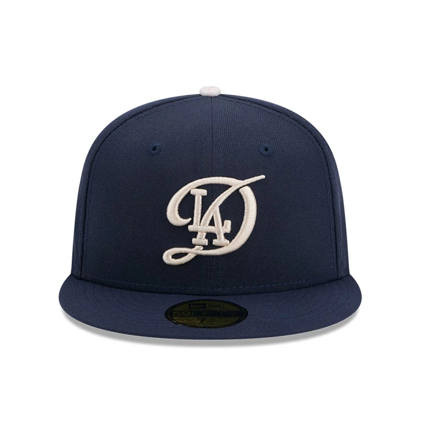 This is a LA Dodgers MLB City Connect 2025 Dark Blue 59FIFTY Fitted Cap 4