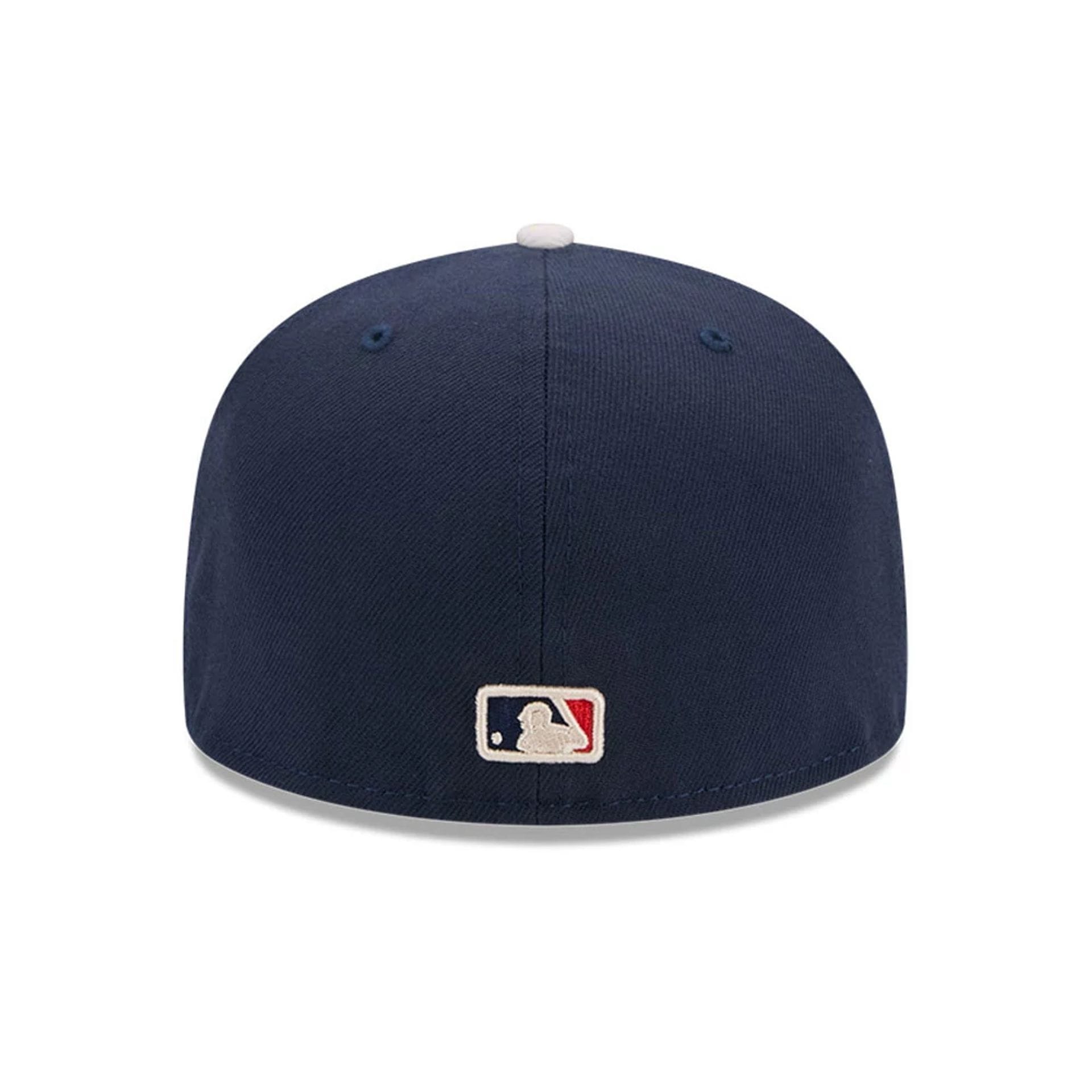 This is a LA Dodgers MLB City Connect 2025 Dark Blue 59FIFTY Fitted Cap 7