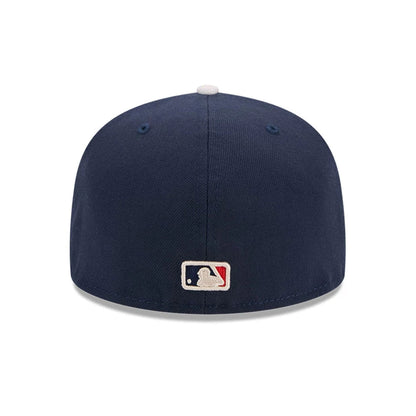 This is a LA Dodgers MLB City Connect 2025 Dark Blue 59FIFTY Fitted Cap 7
